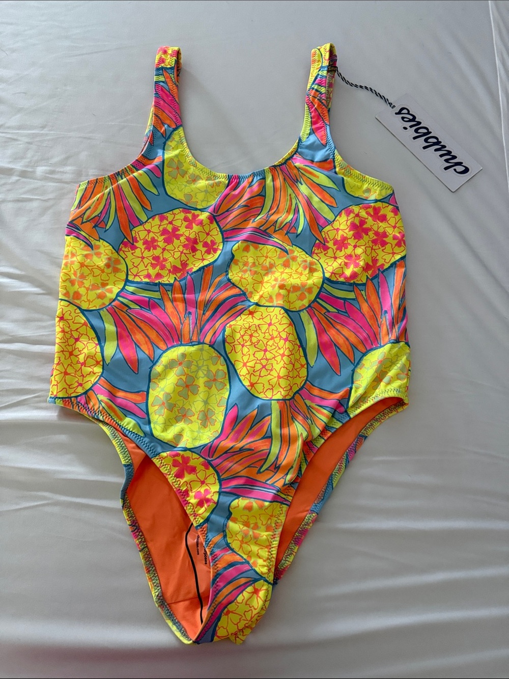 chubbies Pineapple Print One-Piece Swimsuit 🍍